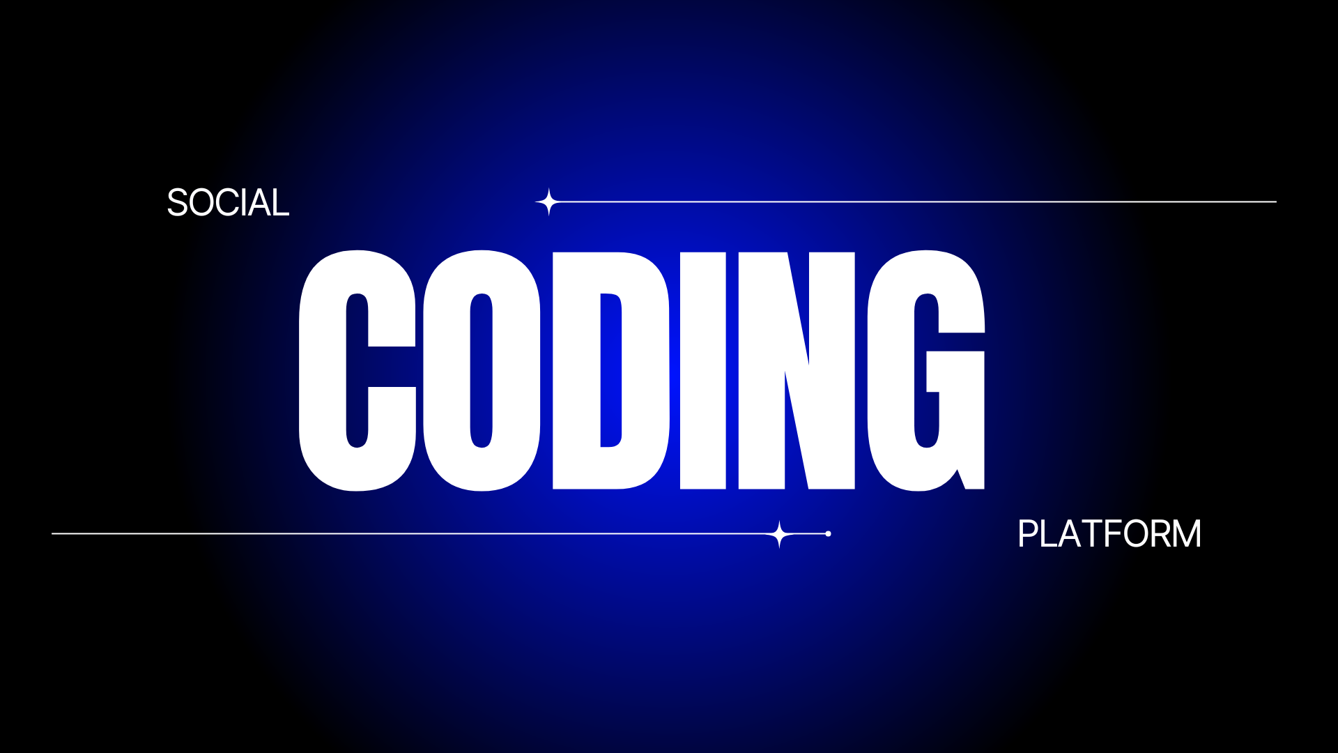 Social coding platform interface